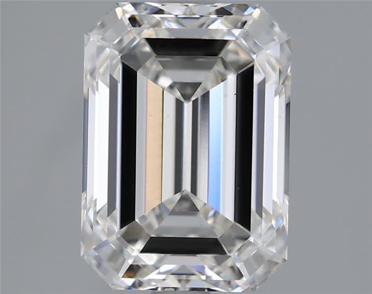 2.74 ct. emerald Lab Grown Diamond front image