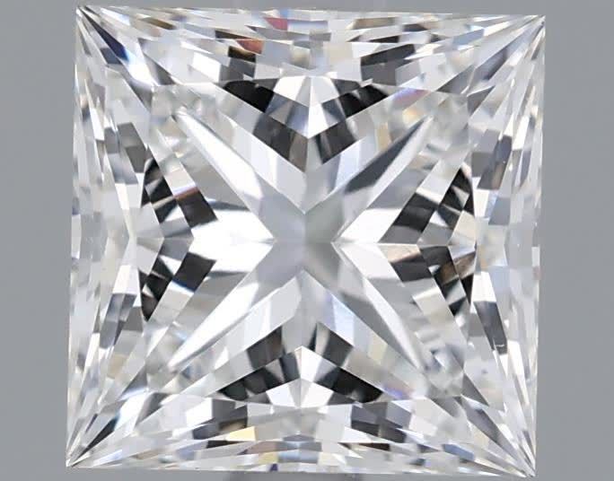 1.85 ct. princess Lab Grown Diamond front image