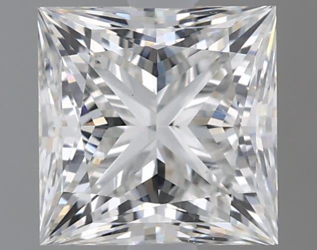 1.35 ct. princess Lab Grown Diamond front image