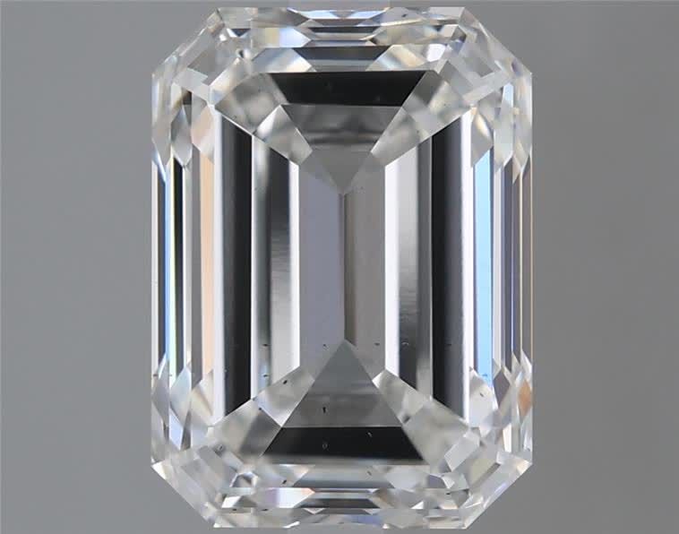 2.85 ct. emerald Lab Grown Diamond front image