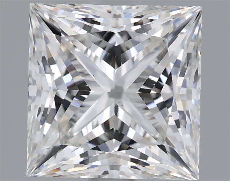 2.40 ct. princess Lab Grown Diamond front image