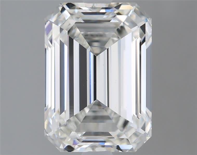 2.22 ct. emerald Lab Grown Diamond front image