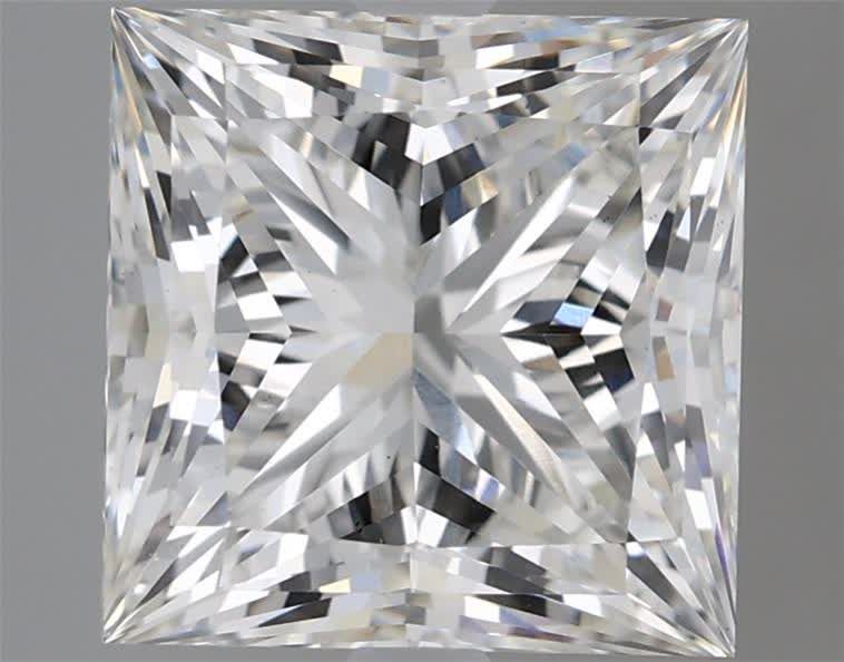 3.02 ct. princess Lab Grown Diamond front image
