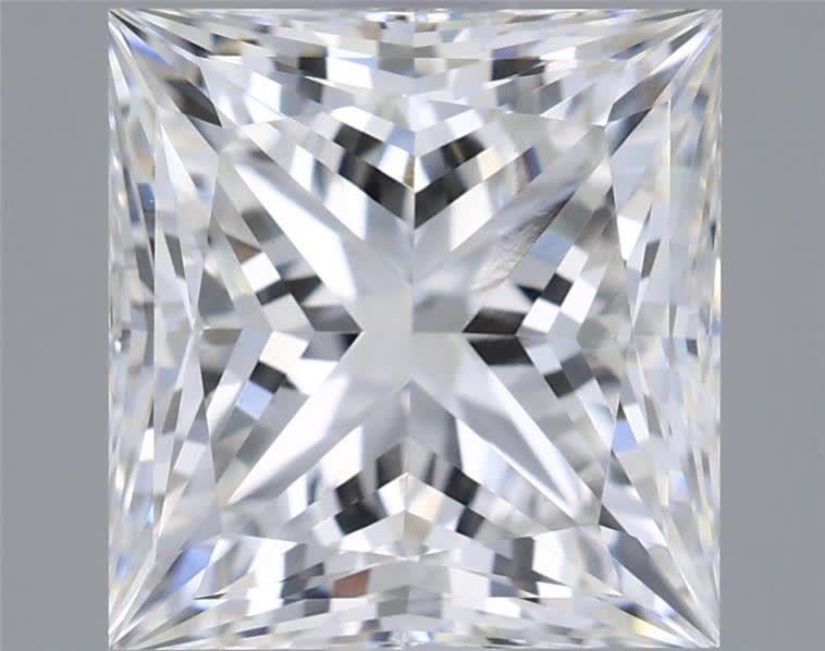 2.12 ct. princess Lab Grown Diamond front image