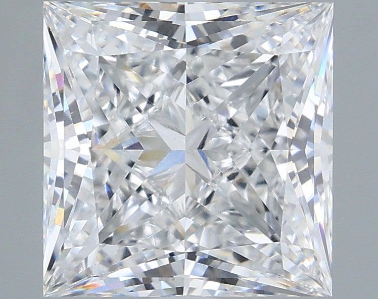 4.02 ct. princess Lab Grown Diamond front image