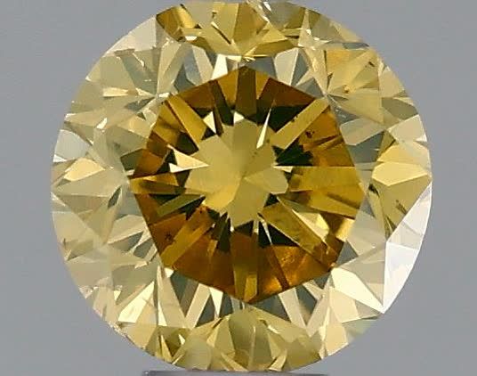 Diament 0.32 ct Fancy Brownish Yellow/