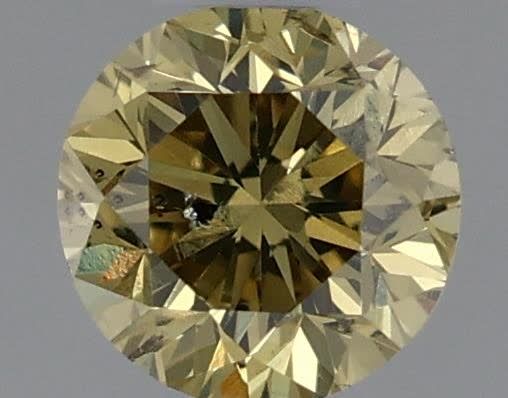 Diament 0.3 ct Fancy Deep Brownish Greenish Yellow/