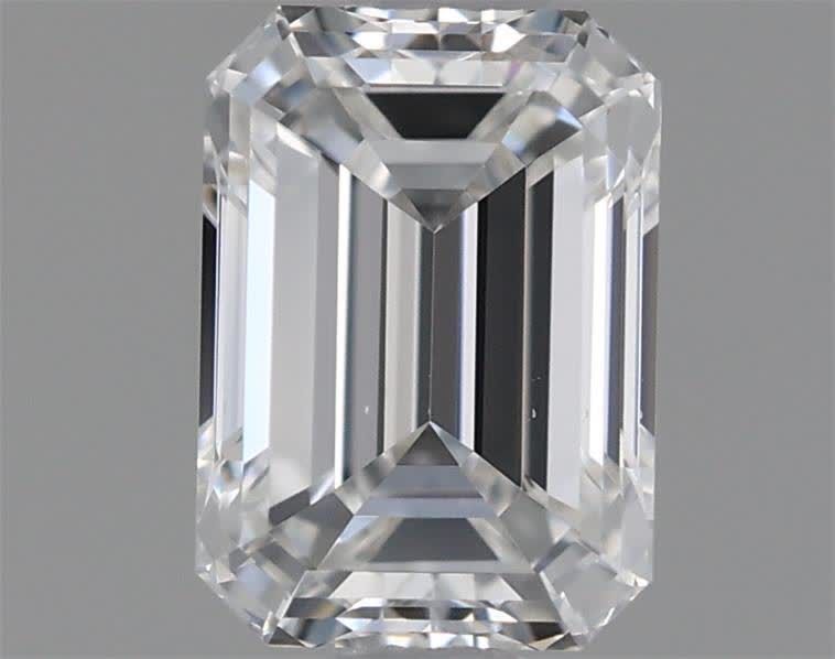0.80 ct. emerald Lab Grown Diamond front image