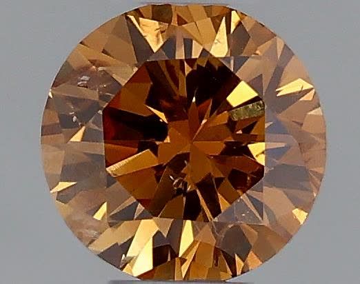 Diament 0.27 ct Fancy Orange Brown/