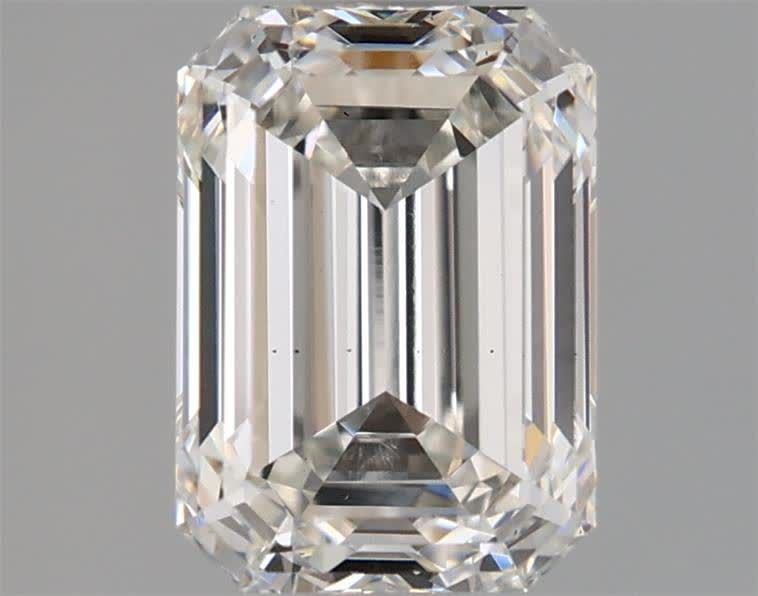 2.22 ct. emerald Lab Grown Diamond front image