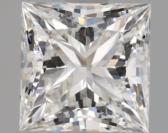 2.75 ct. princess Lab Grown Diamond front image