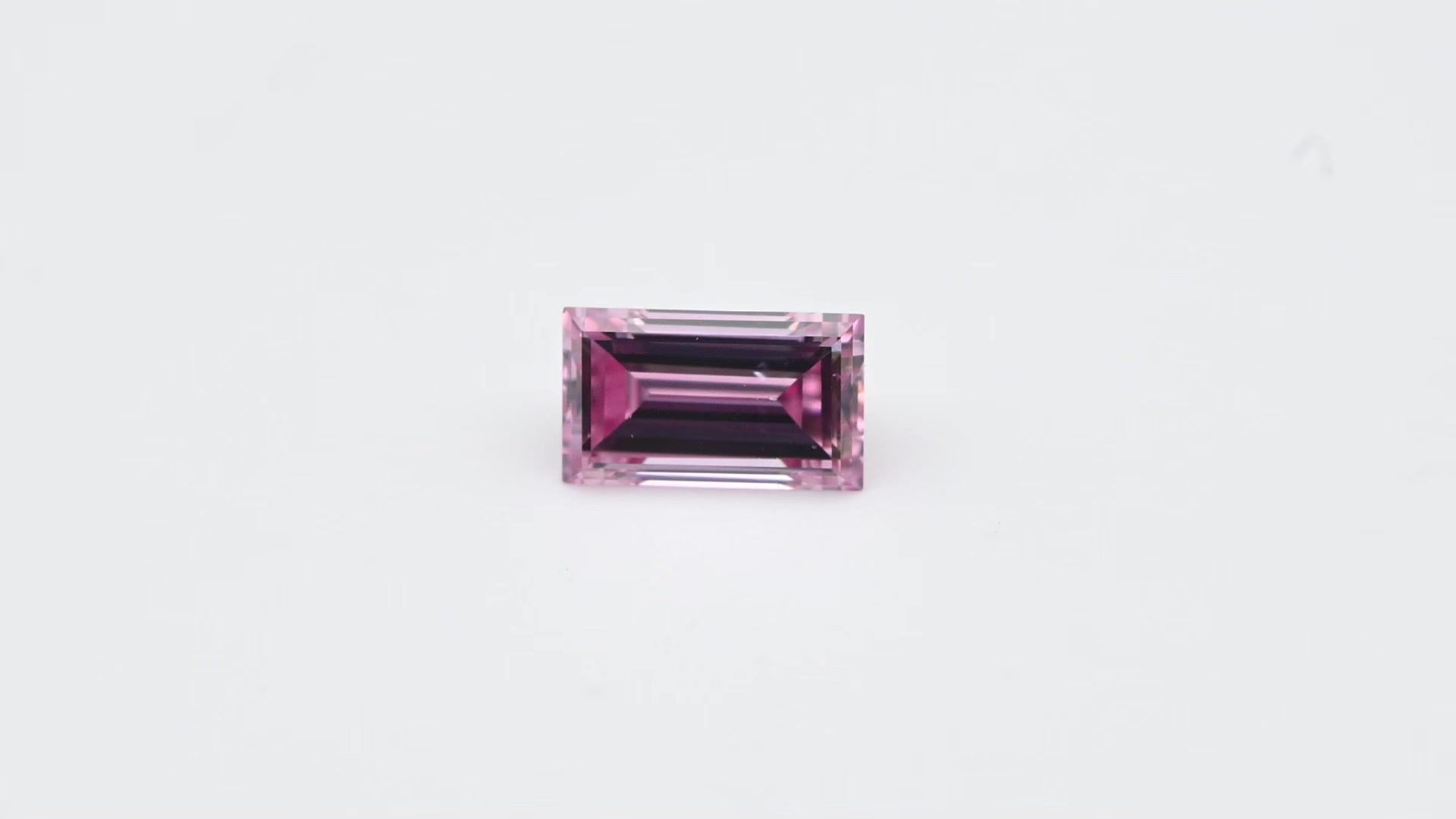 Diament 0.09 ct Fancy Vivid Pink/