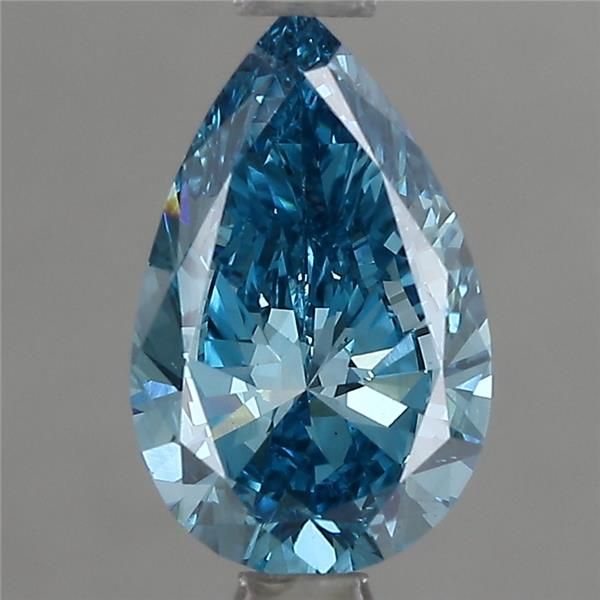 1.01 CT Fancy Vivid Blue PEAR