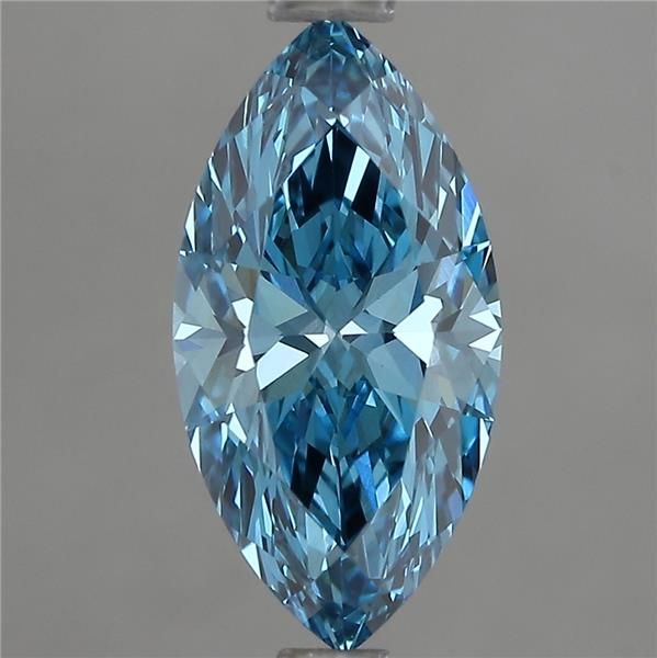 1.43 CT Fancy Vivid Blue MARQUISE