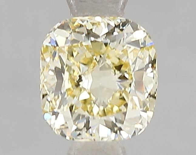 1.02 CT Fancy Light Yellow CUSHION BRILLIANT