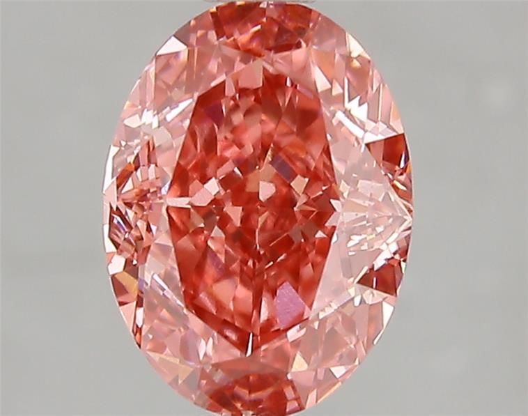 2.03 CT Fancy Vivid Pink OVAL