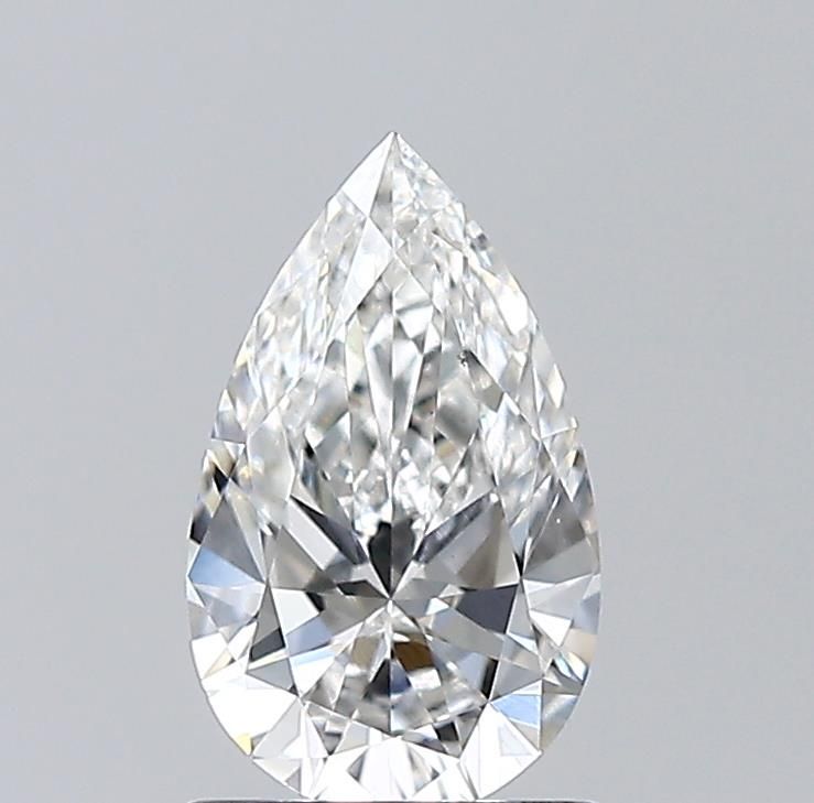 1 ct lab-grown Pear Diamond