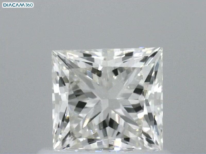 0.91 ct Princess diamond