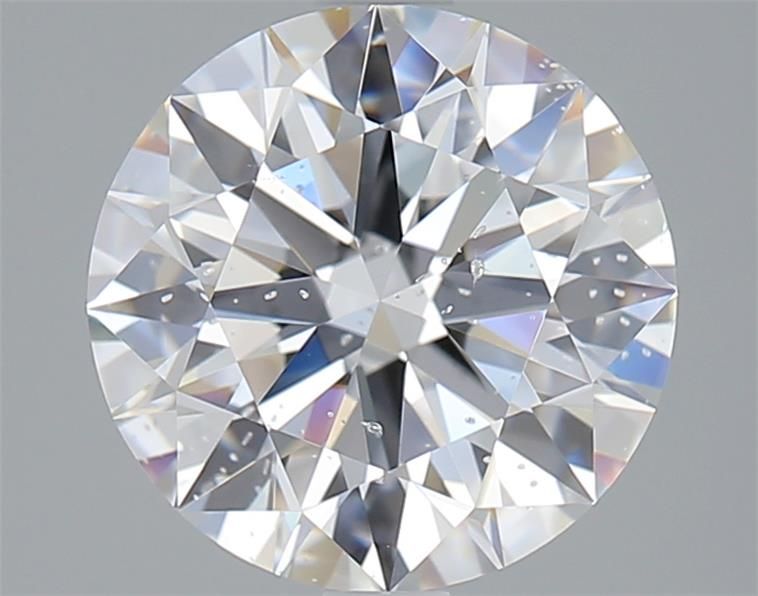 Diamant Rond 2.01 ct - Couleur D - Pureté SI2