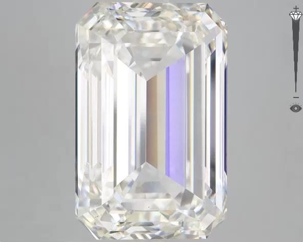 10.70 ct. emerald Lab Grown Diamond front image