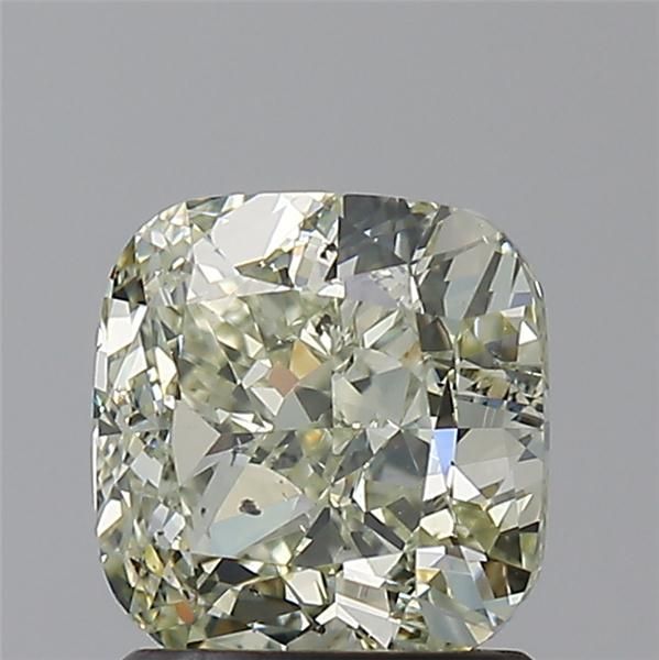 Diament 1.71 ct Fancy Light Grayish Greenish Yellow/SI1