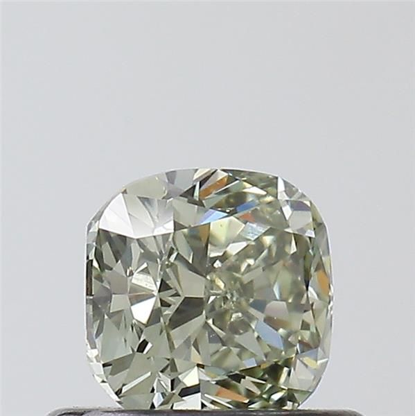 Diament 0.54 ct Fancy Dark Gray Yellowish Green/VS2