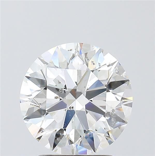 Diamant Rond 2.07 ct - Couleur G - Pureté SI2