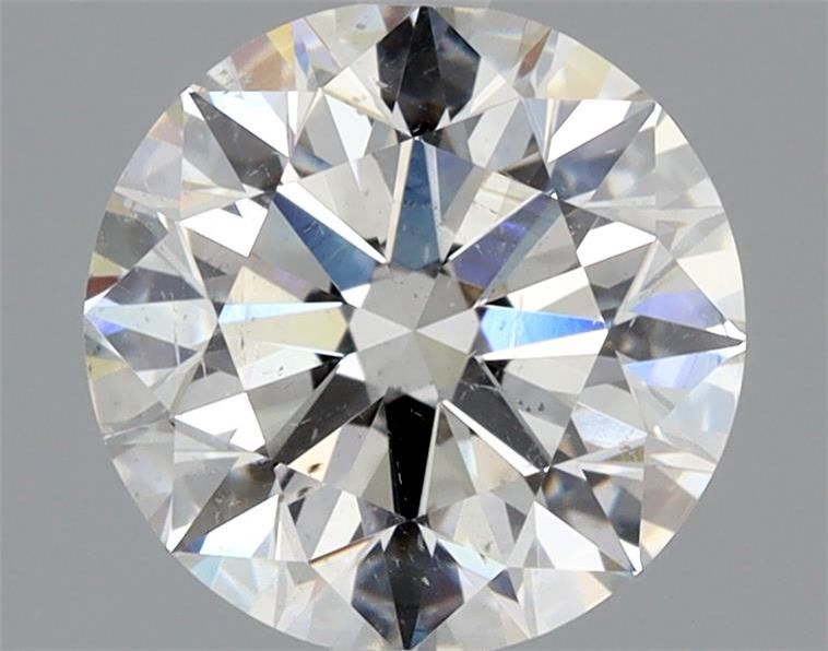 Diamant Rond 1.62 ct - Couleur G - Pureté SI2