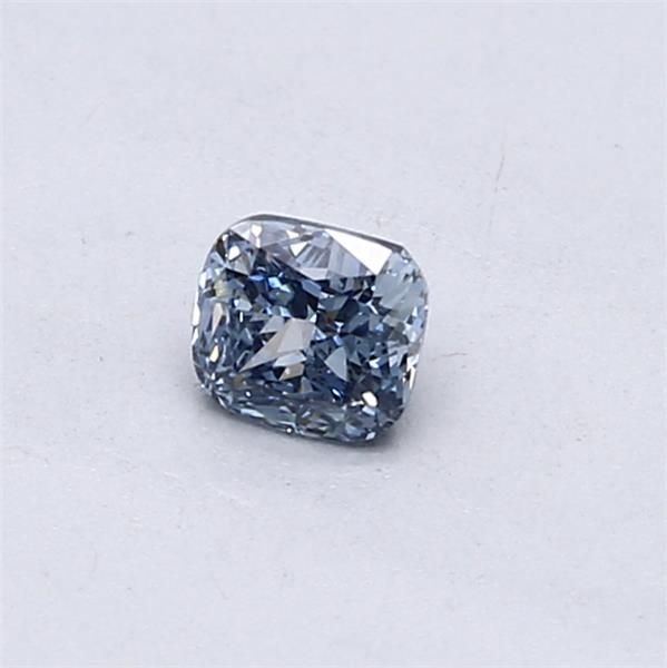 0.31 CT Fancy Intense Blue CUSHION MODIFIED