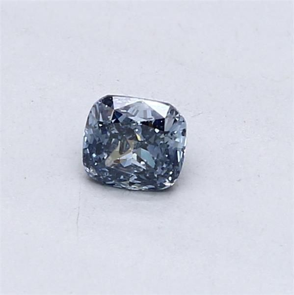0.3 CT Fancy Intense Blue CUSHION MODIFIED