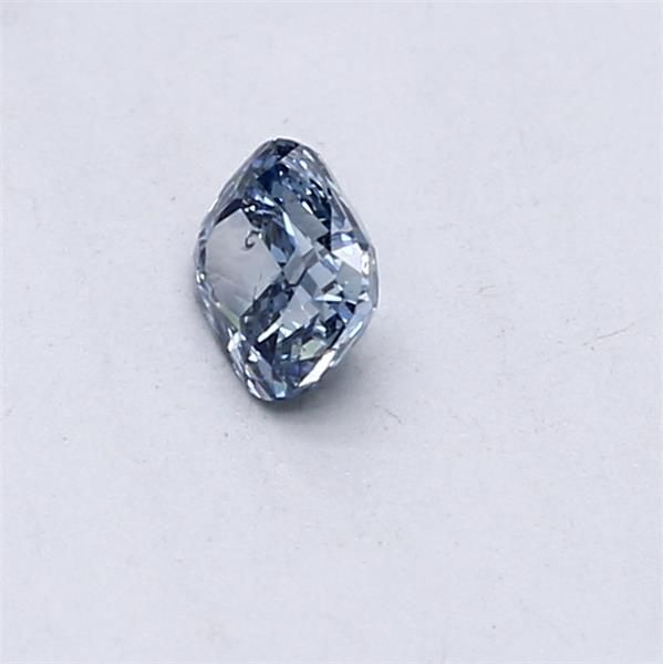 0.31 CT Fancy Vivid Blue CUSHION MODIFIED