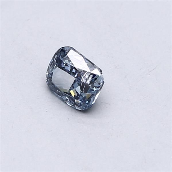 0.31 CT Fancy Intense Blue CUSHION MODIFIED