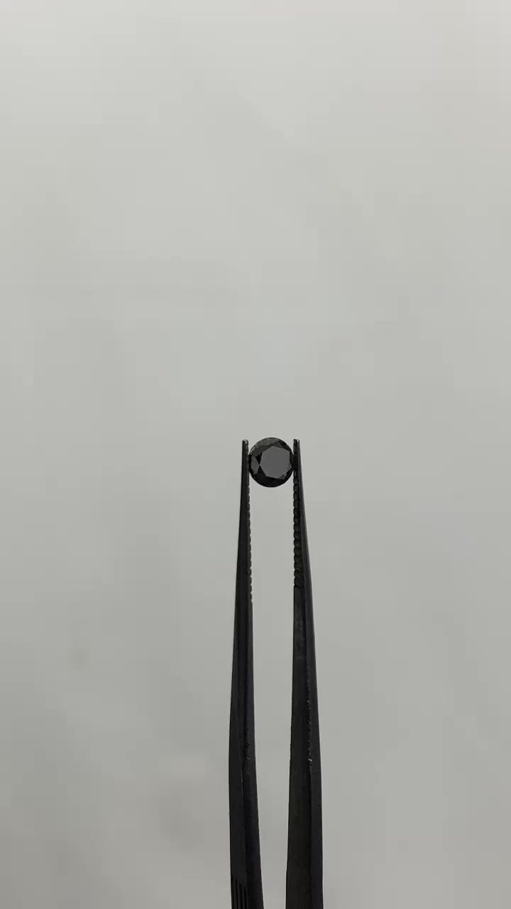 Diament 0.57 ct Fancy Black/VVS2