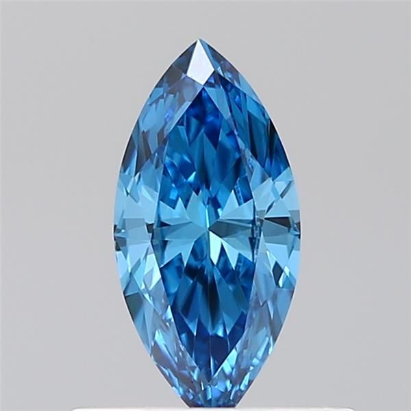 0.4 CT Fancy Intense Blue MARQUISE