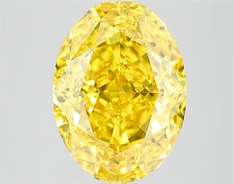 Diament 2.71 ct Fancy Vivid Yellow/SI1