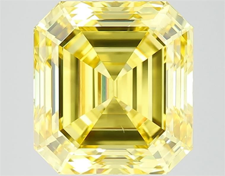 Diament 5.13 ct Fancy Vivid Yellow/VS2