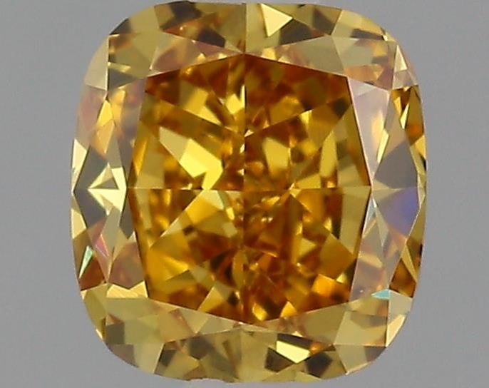 Diament 0.52 ct Fancy Vivid Yellow Orange/VVS2