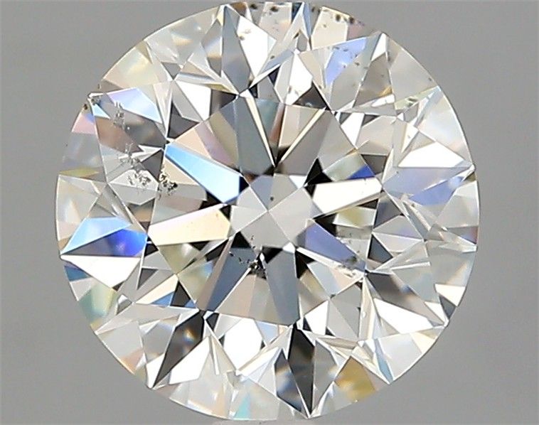 Diamant Rond 2.50 ct - Couleur G - Pureté SI2