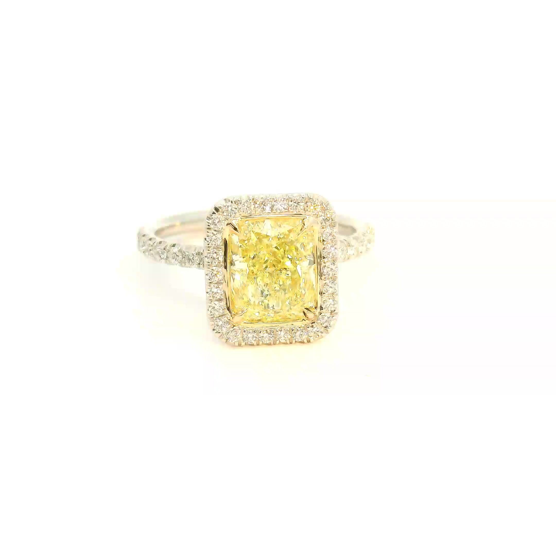 2.05 ct Radiant diamond