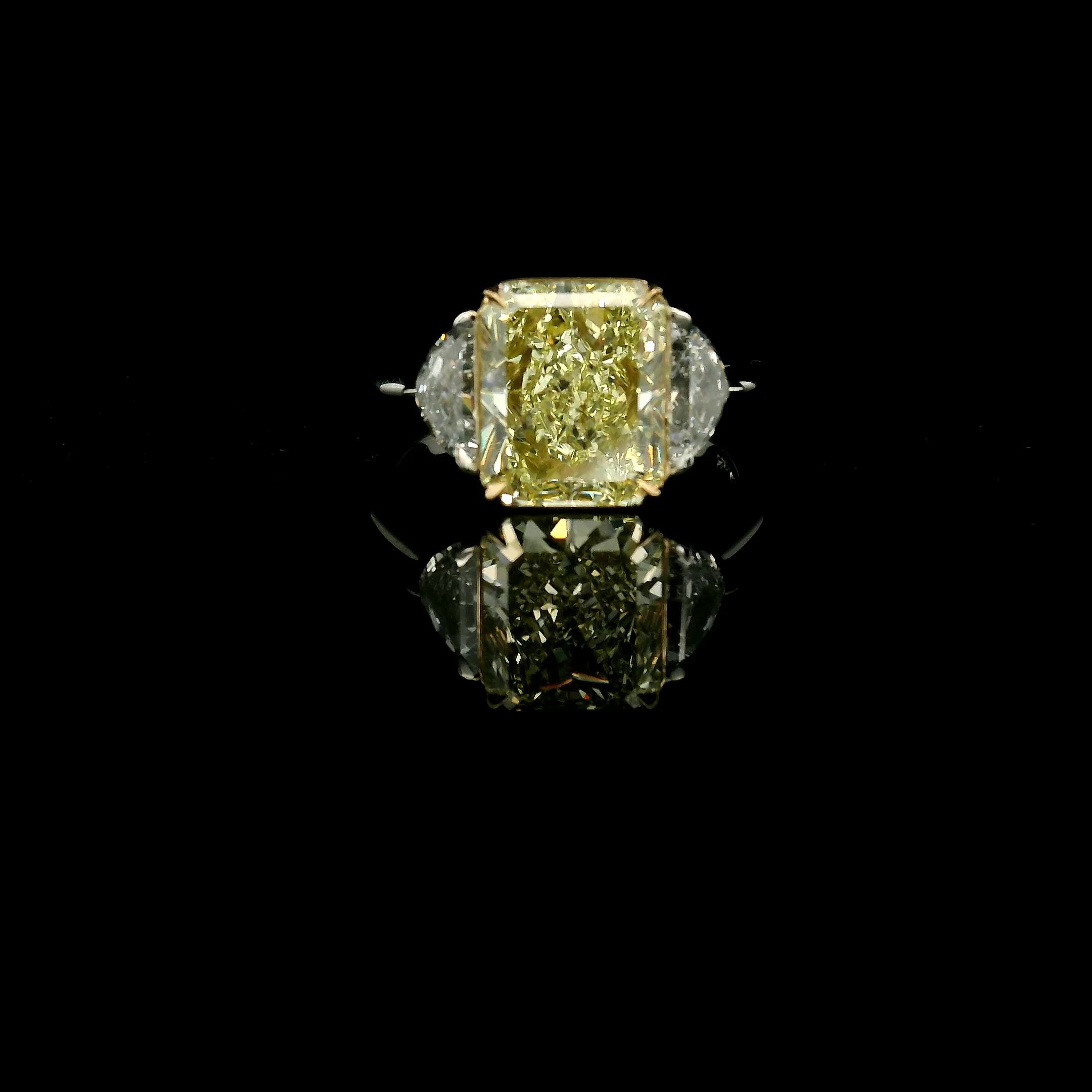 3.42 ct Radiant diamond