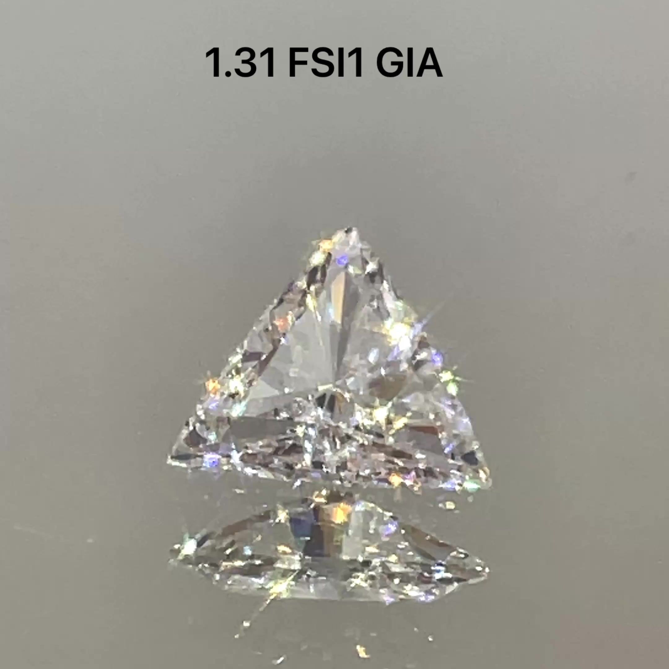 1.31 ct Triangular Diamond