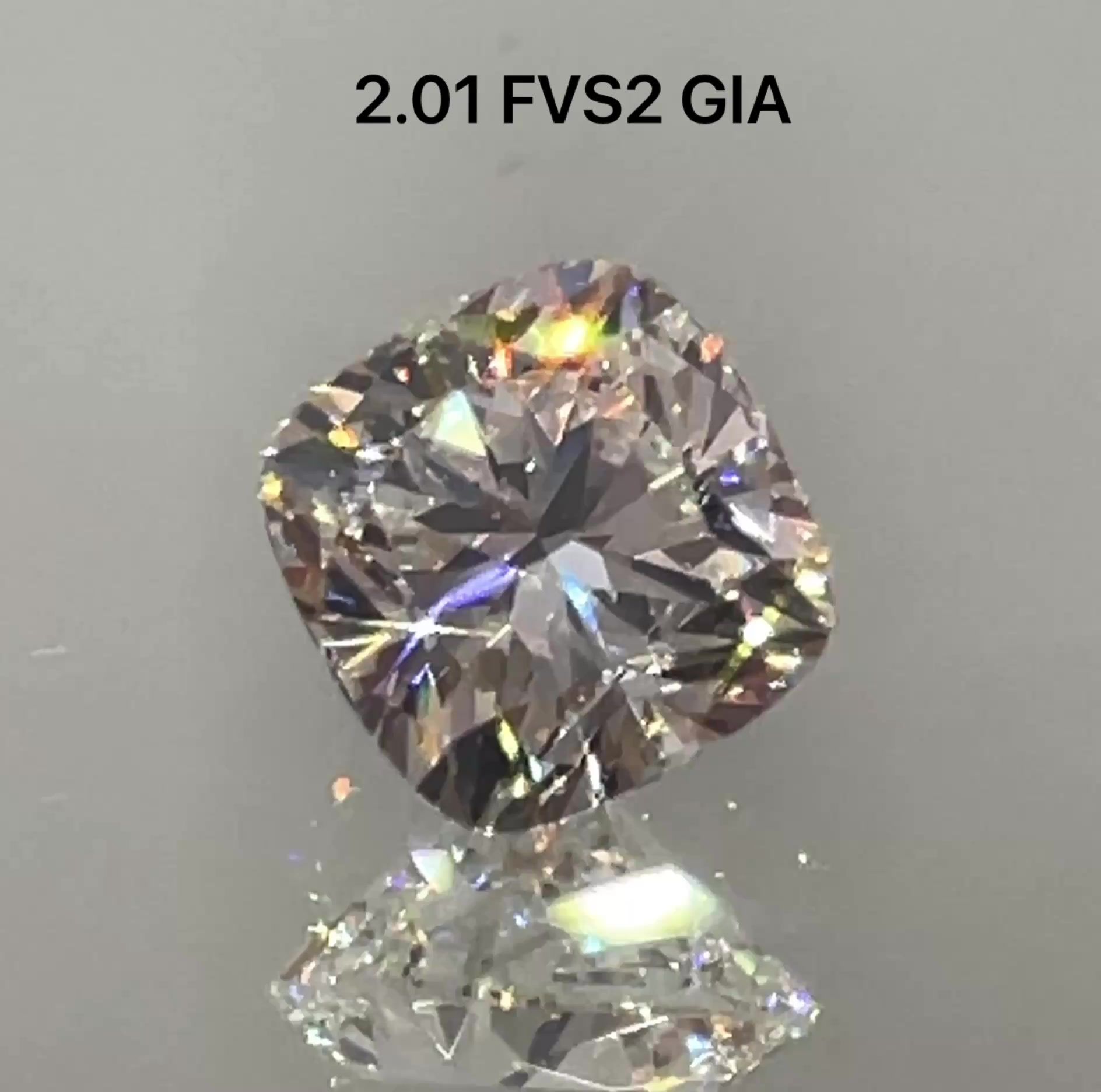 2.01 ct Cushion Modified diamond