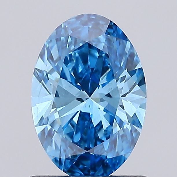 1.06 CT Fancy Vivid Blue OVAL