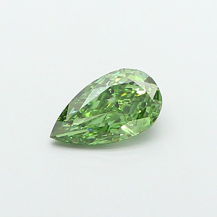 1.01 CT Fancy Vivid Green PEAR