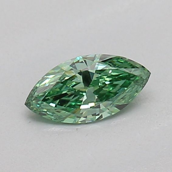 0.15 CT Fancy Vivid Green MARQUISE