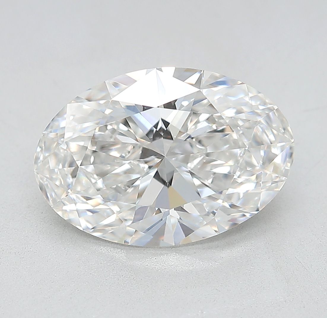 3.08 ct. oval Lab Grown Diamond front image