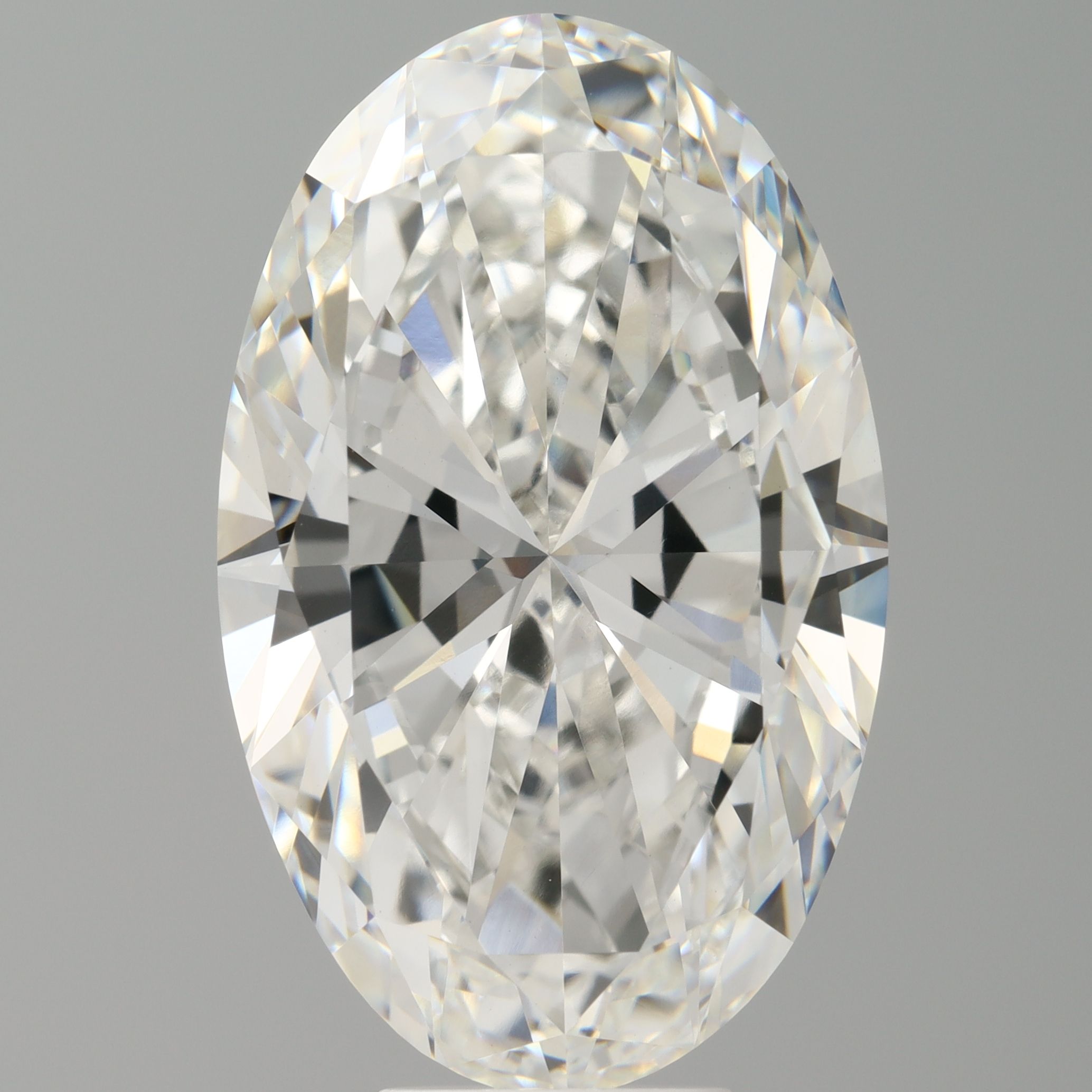 9.01 ct. oval Lab Grown Diamond front image