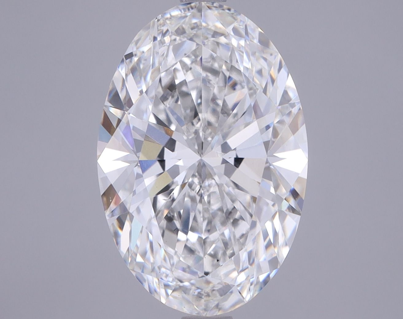 4.74 ct. oval Lab Grown Diamond front image