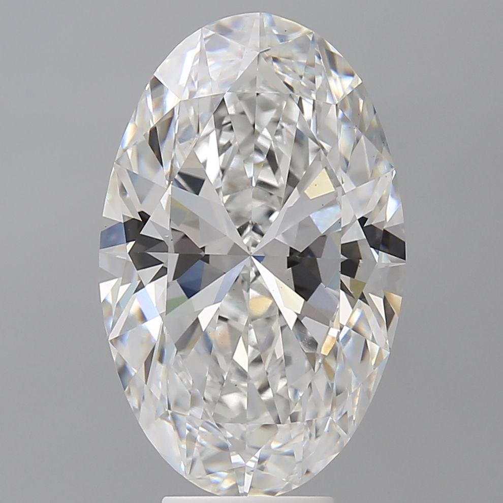 7.10 ct. oval Lab Grown Diamond front image