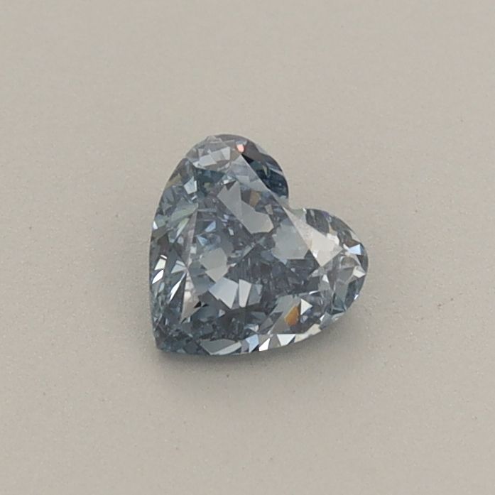 0.32 CT Fancy Intense Blue HEART